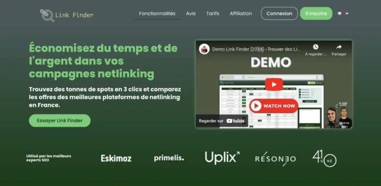 Link Finder Avis: Économiser sur l’Optimisation de votre Netlinking SEO! + Code 30%