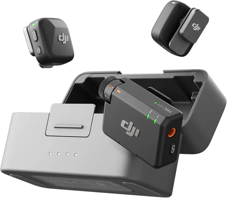 DJI Mic Mini 2 TX 1 RX Boitier de Recharge Ultra leger Audio de HQ 48 h dUtilisation Annulation du Bruit Limite Auto Microphone sans Fil pour camera iPhone Android vlog Streaming Nouveau micro sans fil ultraléger: DJI Mic Mini, promet une performance audio professionnelle