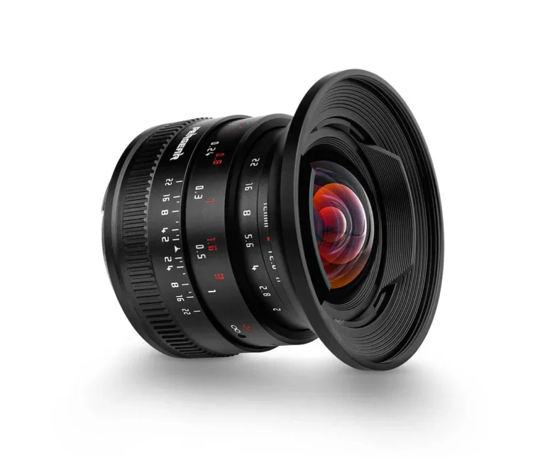 Objectif Pergear 12mm f/2 Mark II: 169 € pour 230 grammes seulement