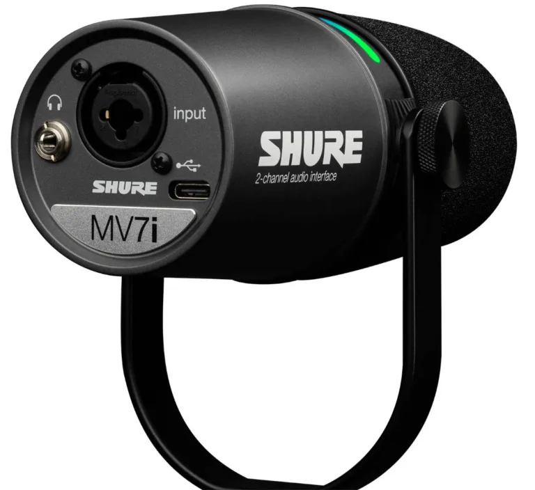 Shure MV7i : Le Premier Microphone de Bureau avec Double Canal Intégré